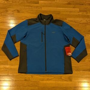 The North Face Men's Blue and Gray Windwall Stretch Jacket Extra-large XL